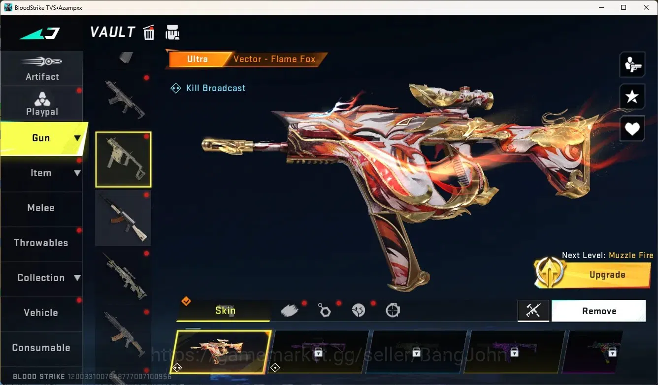 Blood Strike Accounts Collab Skin ASIA|Limited ButteflyKnife|4 Collab Gun[7DS&EVA]|4 Limited Gun|3 Ultra Gun|9 Legendary 4