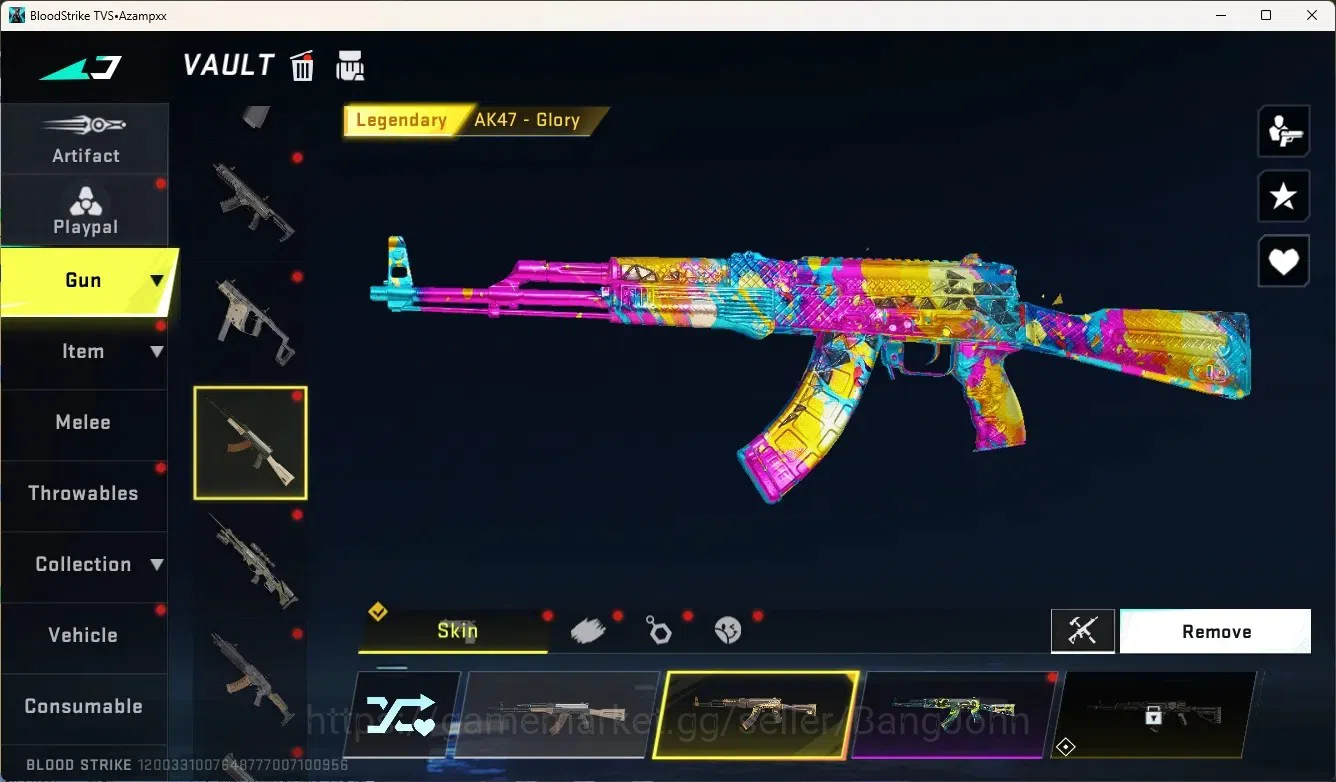 Blood Strike Accounts Collab Skin ASIA|Limited ButteflyKnife|4 Collab Gun[7DS&EVA]|4 Limited Gun|3 Ultra Gun|9 Legendary 5