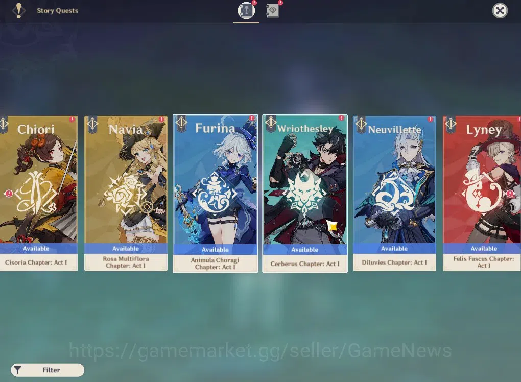 Genshin Impact Accounts ASIA|AR53|5 Limited+2(*1Weapon)|Zibai,Furina,Xilon image 13