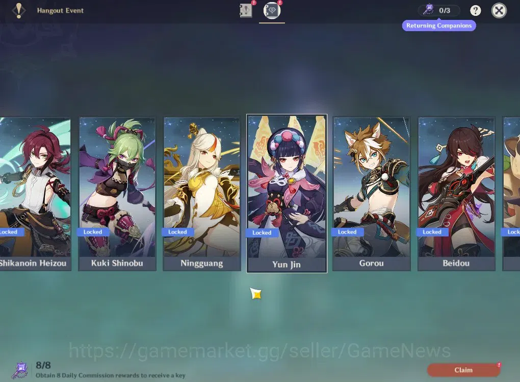 Genshin Impact Accounts ASIA|AR53|5 Limited+2(*1Weapon)|Zibai,Furina,Xilon image 16