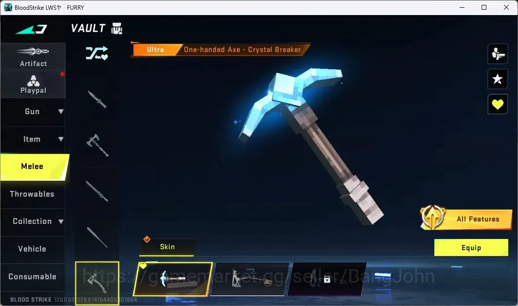Blood Strike Accounts ASIA|2 EVOGuns:MP5,QBZ95|EternalHANK|3Eternal Guns image 14