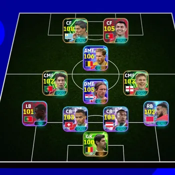 eFootball Accounts Legends & Iconic Players COLECTIVE 3209+ | BEST CARD L SUAREZ x NEW KE DE BRYUNE x LUKA MODRIC x RUI