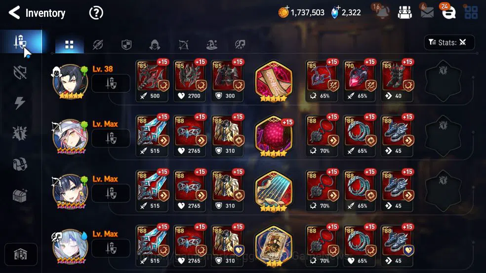 Epic Seven Accounts GLOBAL Unverif|New Era|5 ML(LOT Scales,S Taeyou,LW image 15