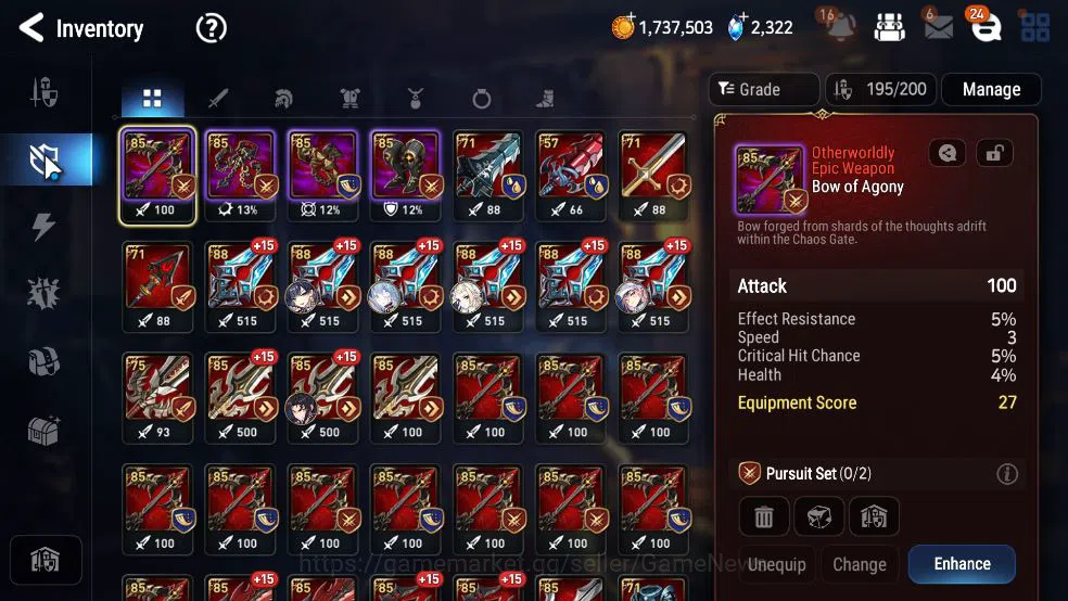 Epic Seven Accounts GLOBAL Unverif|New Era|5 ML(LOT Scales,S Taeyou,LW image 16