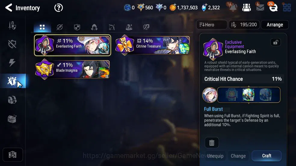 Epic Seven Accounts GLOBAL Unverif|New Era|5 ML(LOT Scales,S Taeyou,LW image 18