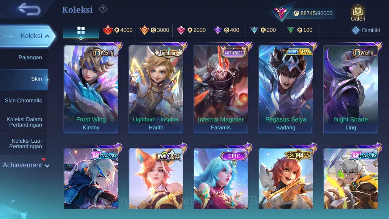 Mobile Legends: Bang Bang Accounts GLOBAL Hero 132 Skin 334 Prime Beatrix|Luckybox Cl image 10
