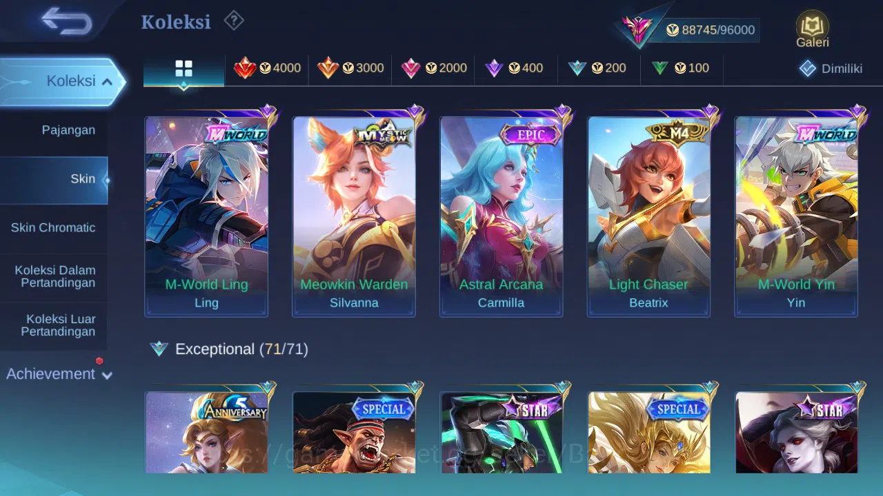 Mobile Legends: Bang Bang Accounts GLOBAL Hero 132 Skin 334 Prime Beatrix|Luckybox Cl image 11