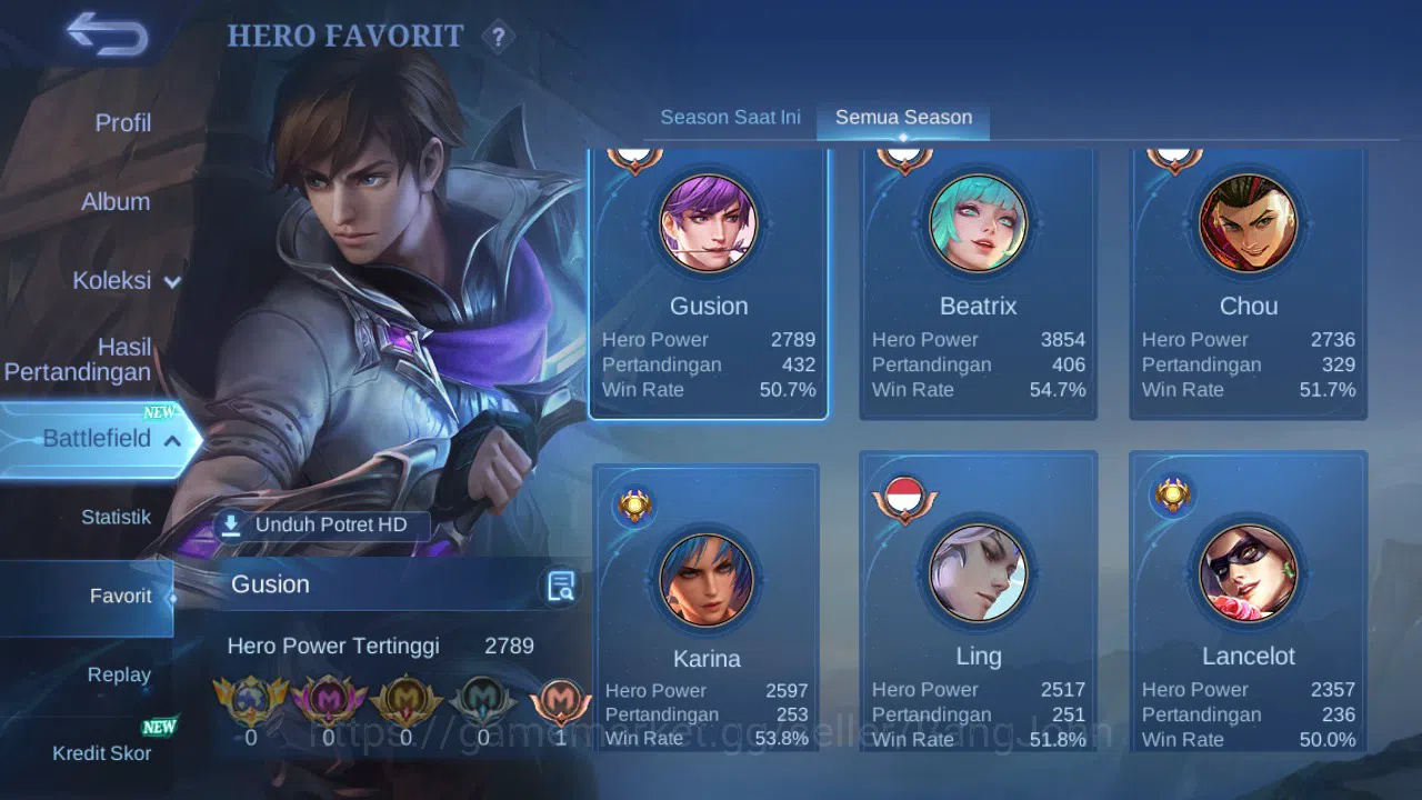 Mobile Legends: Bang Bang Accounts GLOBAL Hero 132 Skin 334 Prime Beatrix|Luckybox Cl image 17