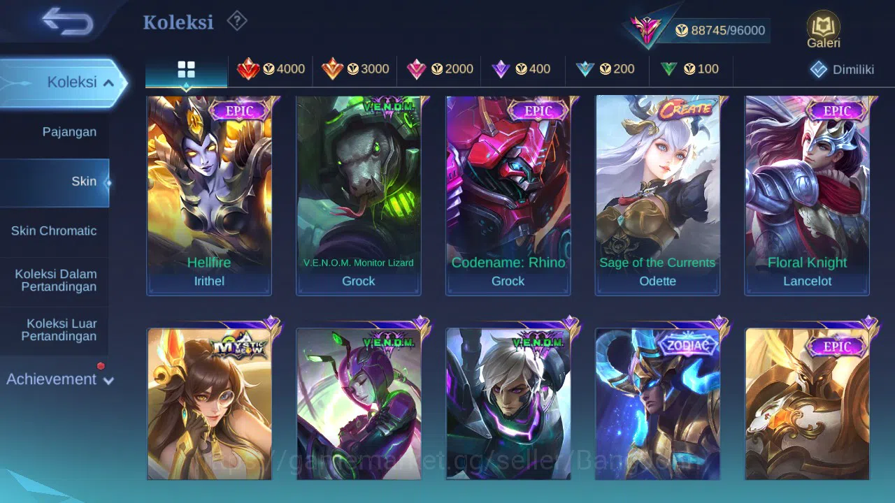 Mobile Legends: Bang Bang Accounts GLOBAL Hero 132 Skin 334 Prime Beatrix|Luckybox Cl image 7