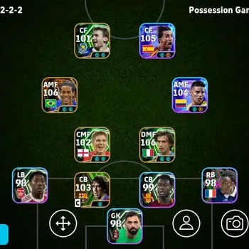 eFootball Accounts Legends & Iconic Players Mobile|PW 3139|Ronaldinho Gaucho BigT,Andera Pirlo Epic,New James Rodriguez
