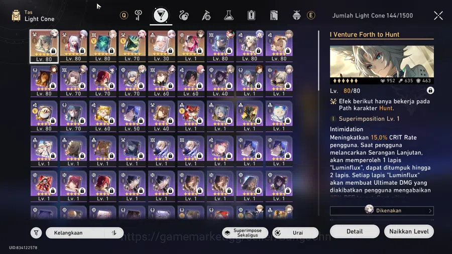 Honkai Star Rail Accounts ASIA TL69 | 7 Limited: Feixiao Robin Aventurine Ru image 5
