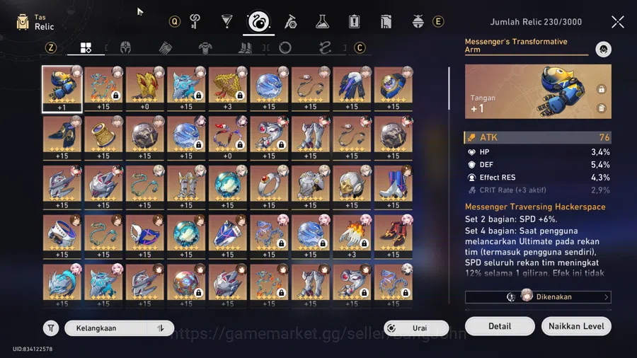 Honkai Star Rail Accounts ASIA TL69 | 7 Limited: Feixiao Robin Aventurine Ru image 6