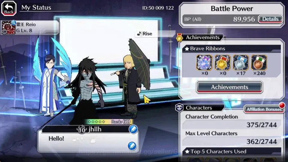 Bleach: Brave Souls Accounts [GLOBAL]20K Orbs+Fresh All Story|Shinji Parasol,Ri image 2