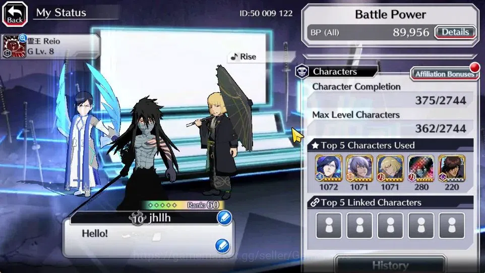 Bleach: Brave Souls Accounts [GLOBAL]20K Orbs+Fresh All Story|Shinji Parasol,Ri image 3