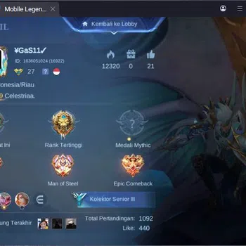 Mobile Legends: Bang Bang Collector GLOBAL|Hero 45|Skin 66|CC Natalia,LNR Sun,SBR Frey image 1