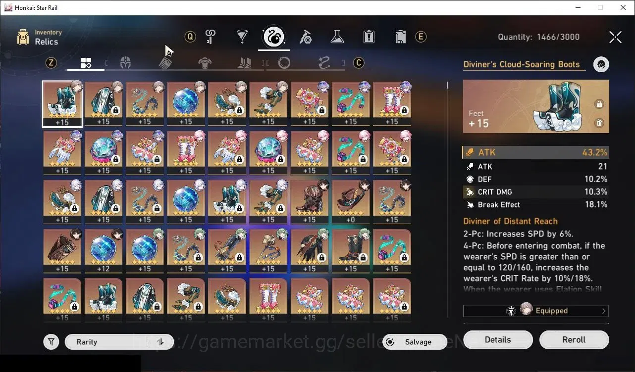 Honkai Star Rail Accounts Asia|TL 65|10 Limited|2 PremTeam|(Evanescia E2,SW image 11