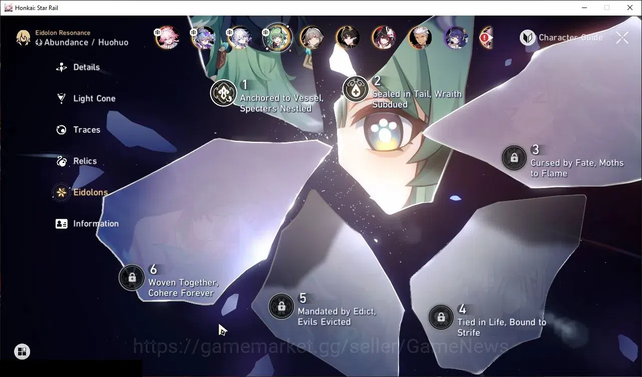 Honkai Star Rail Accounts Asia|TL 65|10 Limited|2 PremTeam|(Evanescia E2,SW image 7