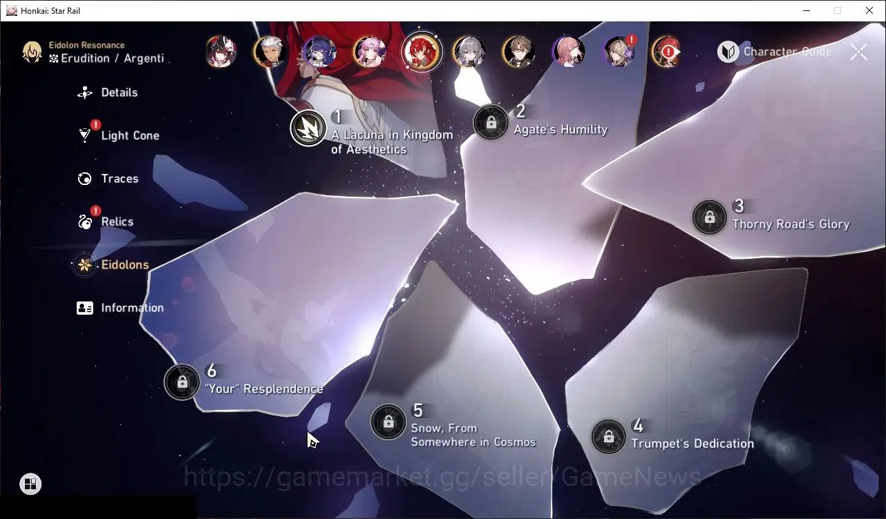 Honkai Star Rail Accounts Asia|TL 65|10 Limited|2 PremTeam|(Evanescia E2,SW image 8