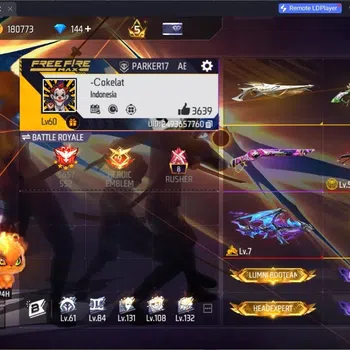 Free Fire Accounts Indonesia | 2 EVO (AK47-BlueFlame Lv7, MP40-Predatory Lv5)| M1887- Rapper Underworld & 3 More | Check SS