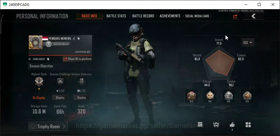 Arena Breakout Accounts MOBILE Lv30|SV 10M|CV 4M| Urban Sport | AKM Prisma image 13