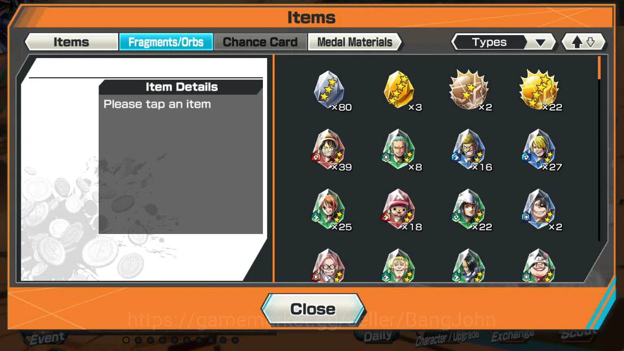 One Piece Bounty Rush Accounts GLOBAL | EX5 | 4 emperor Luffy, sakazuki, garp, ku image 12