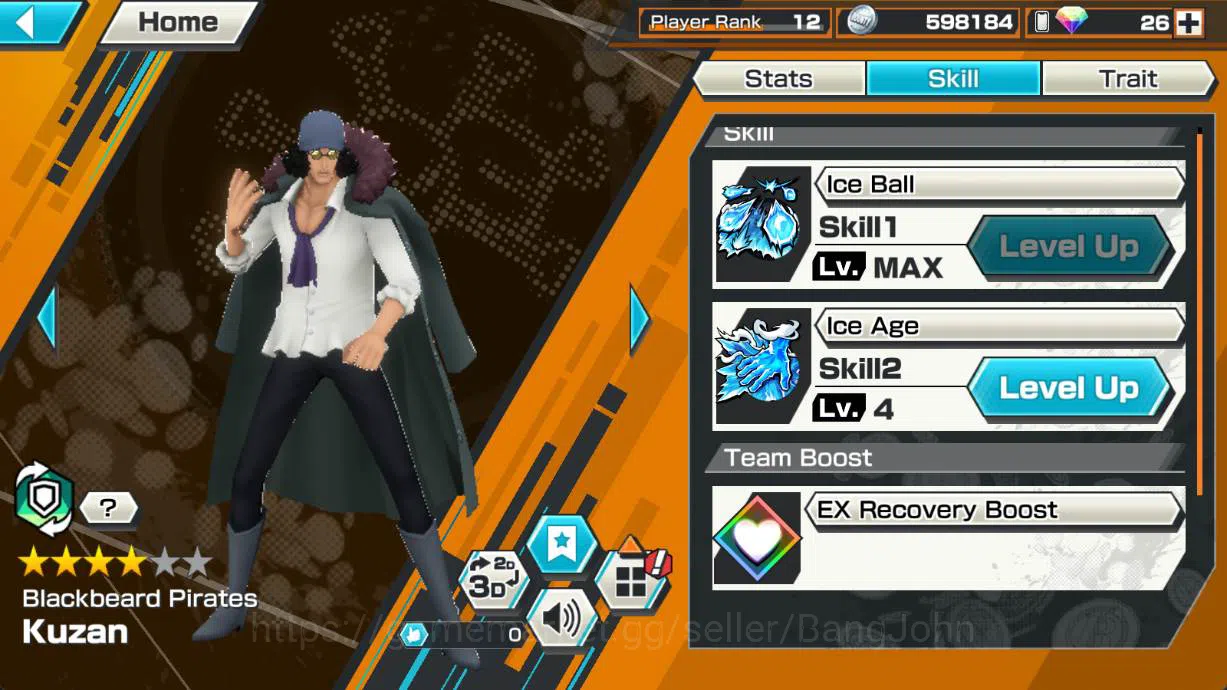 One Piece Bounty Rush Accounts GLOBAL | EX5 | 4 emperor Luffy, sakazuki, garp, ku image 5