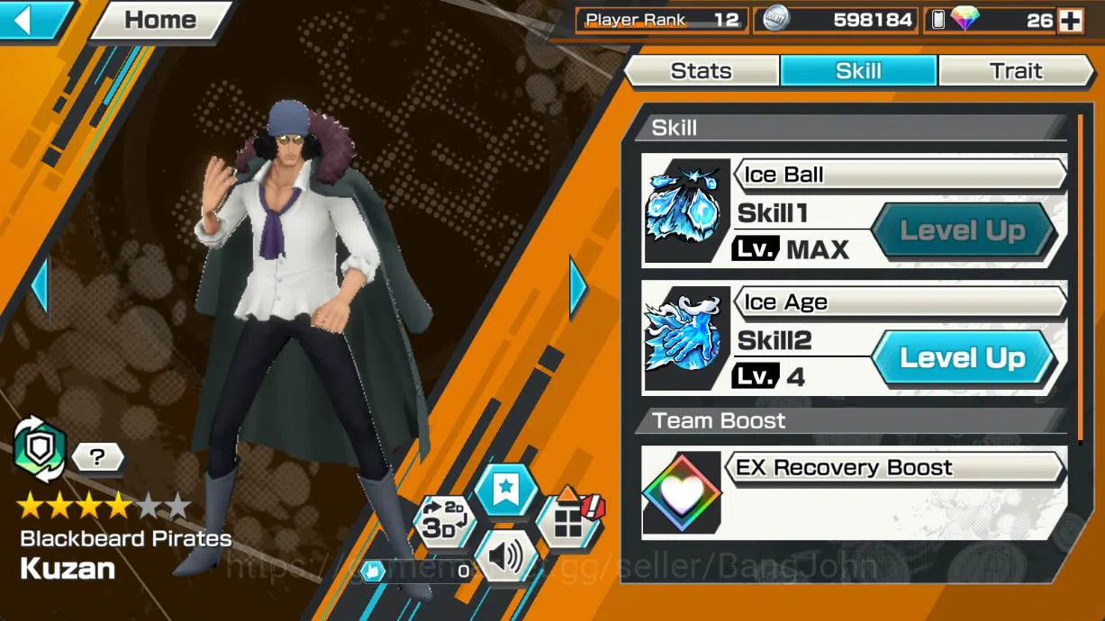 One Piece Bounty Rush Accounts GLOBAL | EX5 | 4 emperor Luffy, sakazuki, garp, ku image 7