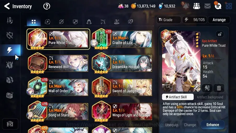 Epic Seven Accounts GLOBAL Unverif|NewEra|5 ML(Rhiana&Luciela,E Ilynav image 13
