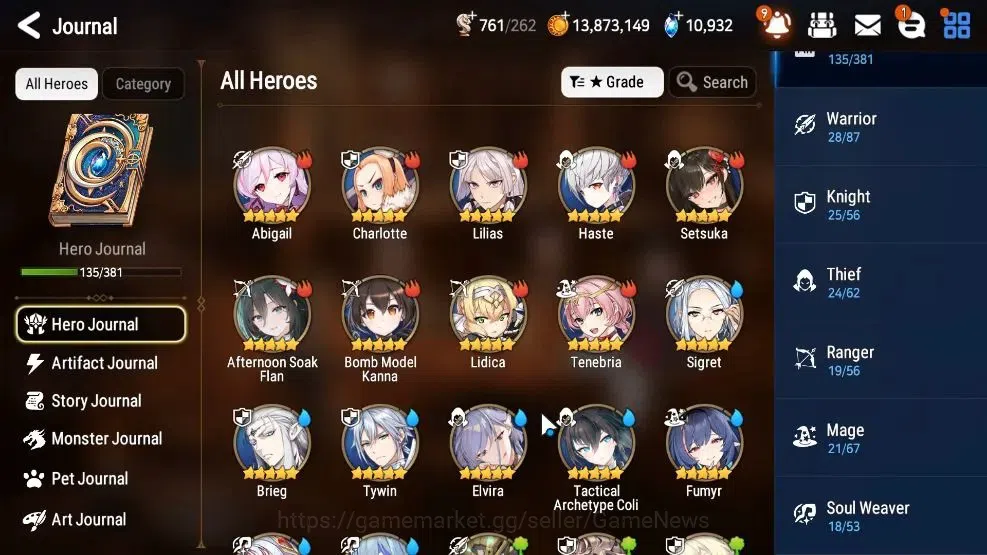 Epic Seven Accounts GLOBAL Unverif|NewEra|5 ML(Rhiana&Luciela,E Ilynav image 7