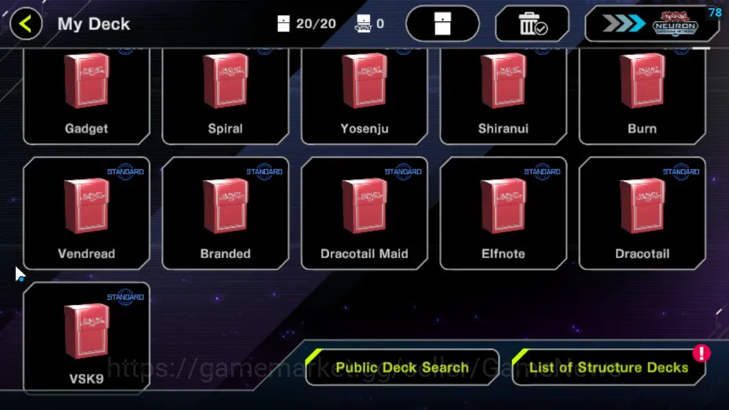 Yu-Gi-Oh! Master Duel Accounts Android|Lv 18|20 Deck|Elfnote,VSK9,Dracotail,Brand image 3