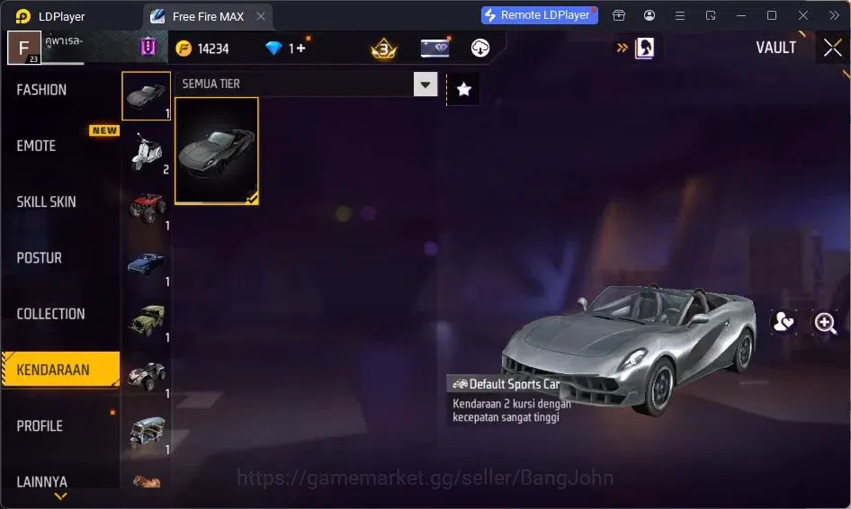 Free Fire Accounts Indonesia | Vault 15| SG Lumut | Tas Kepala Macan  image 8
