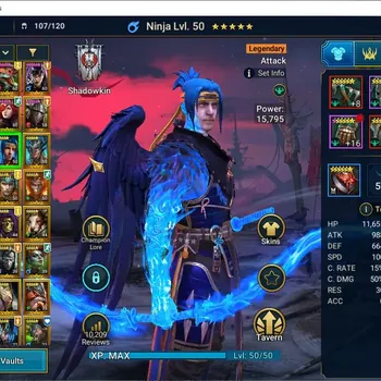 Raid: Shadow Legends Accounts Mid-Game Lv 54|1,4M PWR|34 Legend(Ninja,Lyssandra,Dorothy,Artax,Xenomorph,Rathalos,Mc