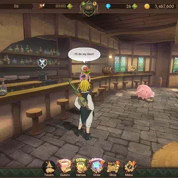 The Seven Deadly Sins: Grand Cross Accounts Starter GLOBAL|192K CC|Fresh starter|Collab Re-zero 2 Emilia, Rem, Ram