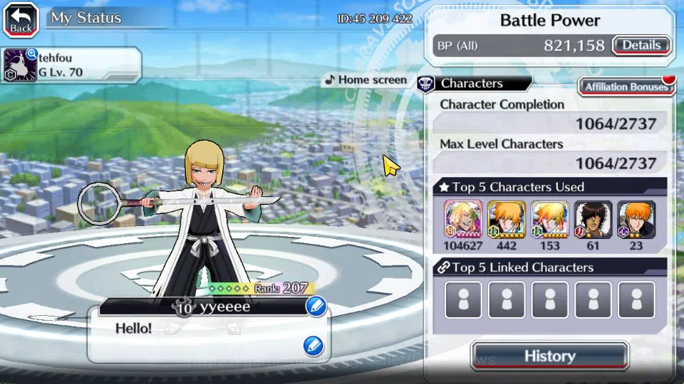 Bleach: Brave Souls Accounts [GLOBAL]53K Orb|TYBW26[Giselle,Candice],10th Anniv image 17