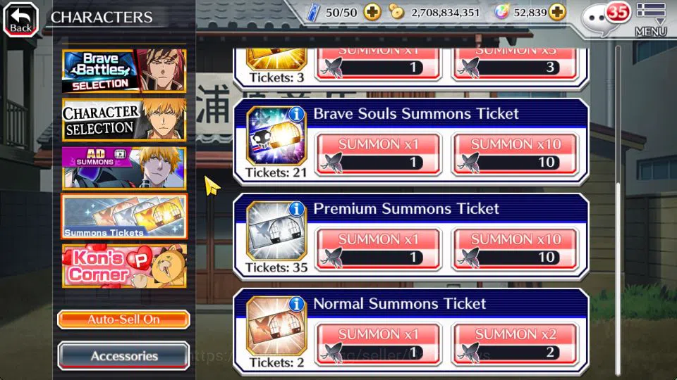 Bleach: Brave Souls Accounts [GLOBAL]53K Orb|TYBW26[Giselle,Candice],10th Anniv image 4
