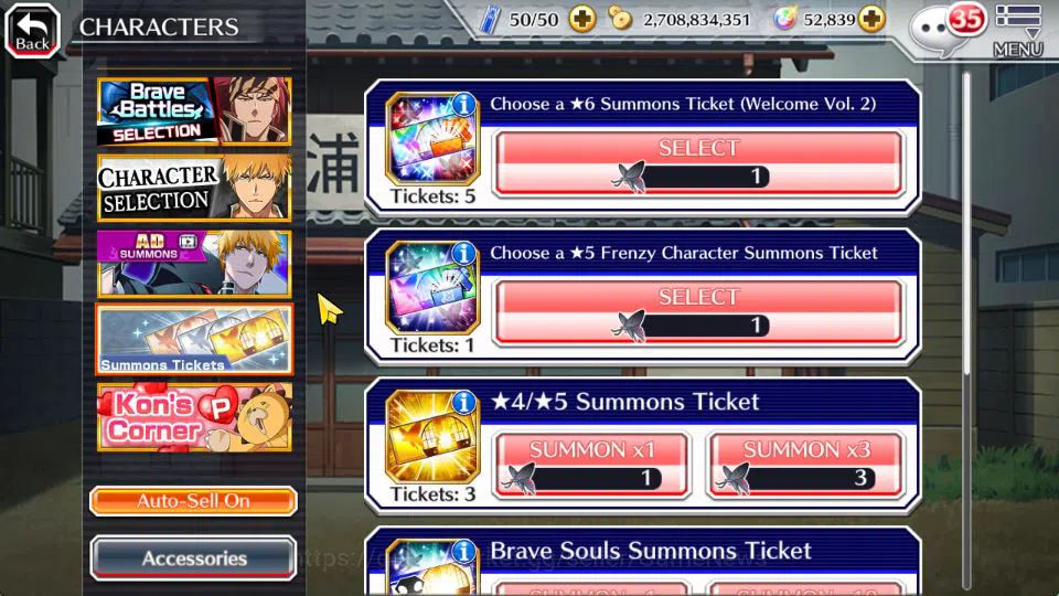 Bleach: Brave Souls Accounts [GLOBAL]53K Orb|TYBW26[Giselle,Candice],10th Anniv image 5