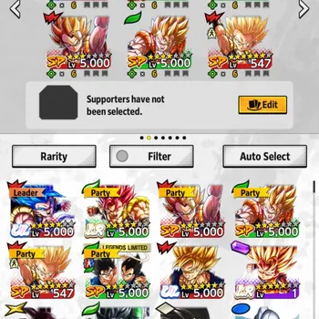 Dragon Ball Legends Accounts High-End Android|Lv.144|16.8M Total Power|86 CC|4 LR|2 UL|LR Super Saiyan God