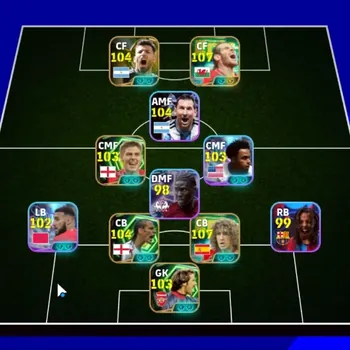 eFootball Accounts Legends & Iconic Players Android|Pwr 3198|10 Epic Carles Puyol,Gareth Bale,Eric Cantona,Rio