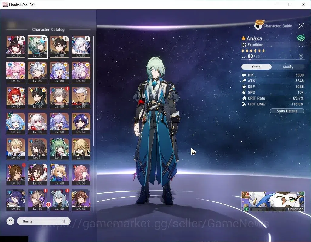 Honkai Star Rail Accounts Asia|TL 68|2 Hypercarrry Team|16 Limited|(Castoric image 4