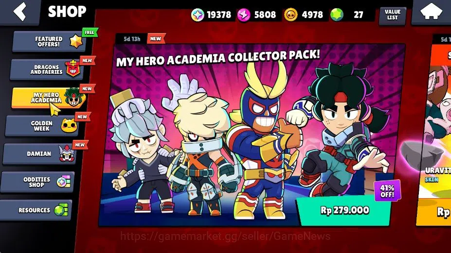Brawl Stars Accounts 1879 Trophy|19K Bling|23 Brawler 1 Max Lv Myth Mor image 5