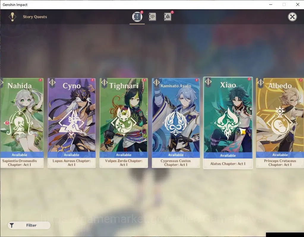 Genshin Impact Accounts ASIA |AR 57|8 Limit+5(*5WeP)|(Arlecchino)+Sign,Rai image 16