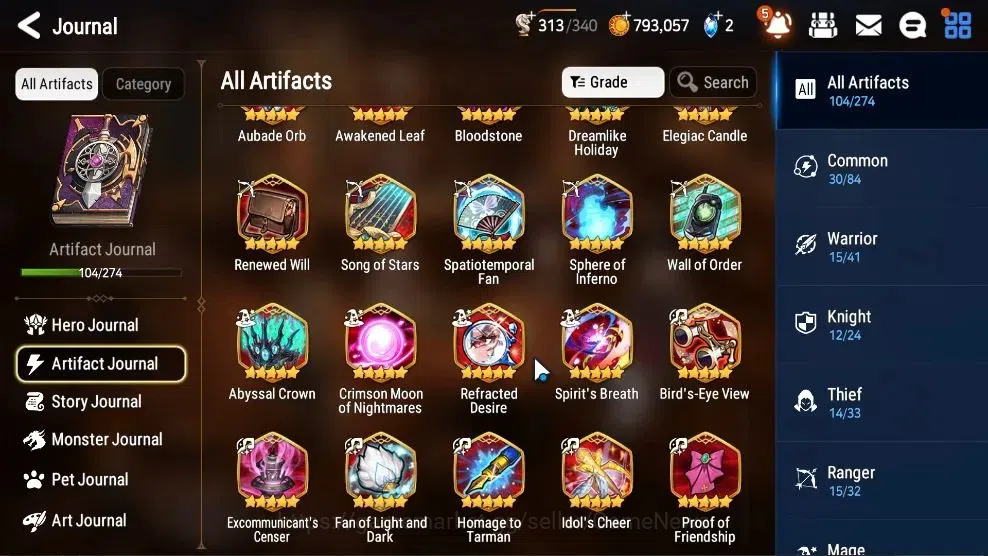 Epic Seven Accounts High-End ASIA Verif|18 ML(LOTScales,HarSeti,GenRas,ZIO,Etc)+Ab Fumyr,Setsuka,Rinak,Estele,Etc|AUTO WGB 15
