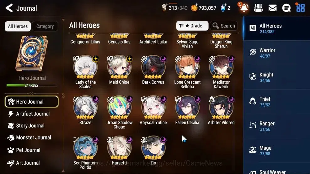 Epic Seven Accounts High-End ASIA Verif|18 ML(LOTScales,HarSeti,GenRas,ZIO,Etc)+Ab Fumyr,Setsuka,Rinak,Estele,Etc|AUTO WGB 7