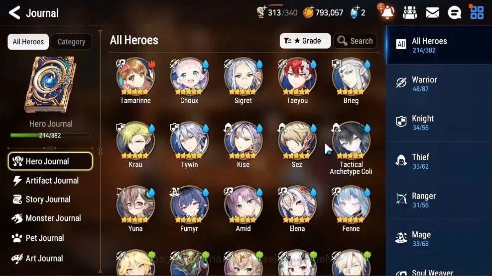 Epic Seven Accounts High-End ASIA Verif|18 ML(LOTScales,HarSeti,GenRas,ZIO,Etc)+Ab Fumyr,Setsuka,Rinak,Estele,Etc|AUTO WGB 9