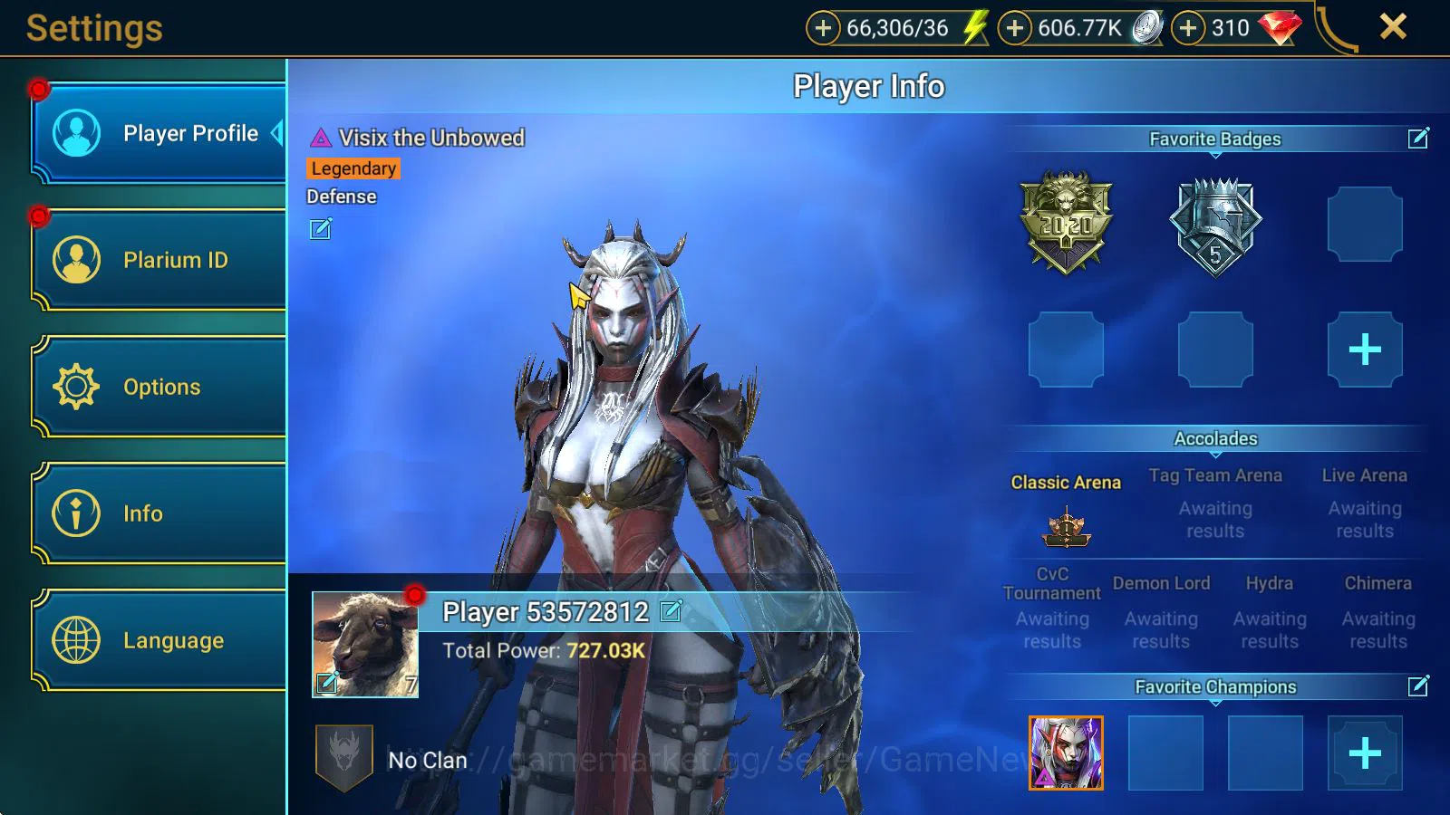 Raid: Shadow Legends Accounts Starter 727K Power| 1 Mythical Androc The Glorious image 7