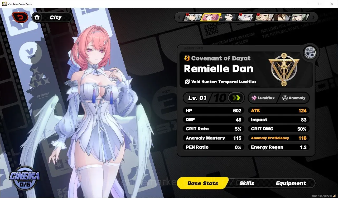 Zenless Zone Zero Accounts Starter ASIA Starter|IK 5|2Limit(RemielleDan,JaneDone+Sign)| MC Wise|TakeMail(ZZZ924Z) 1