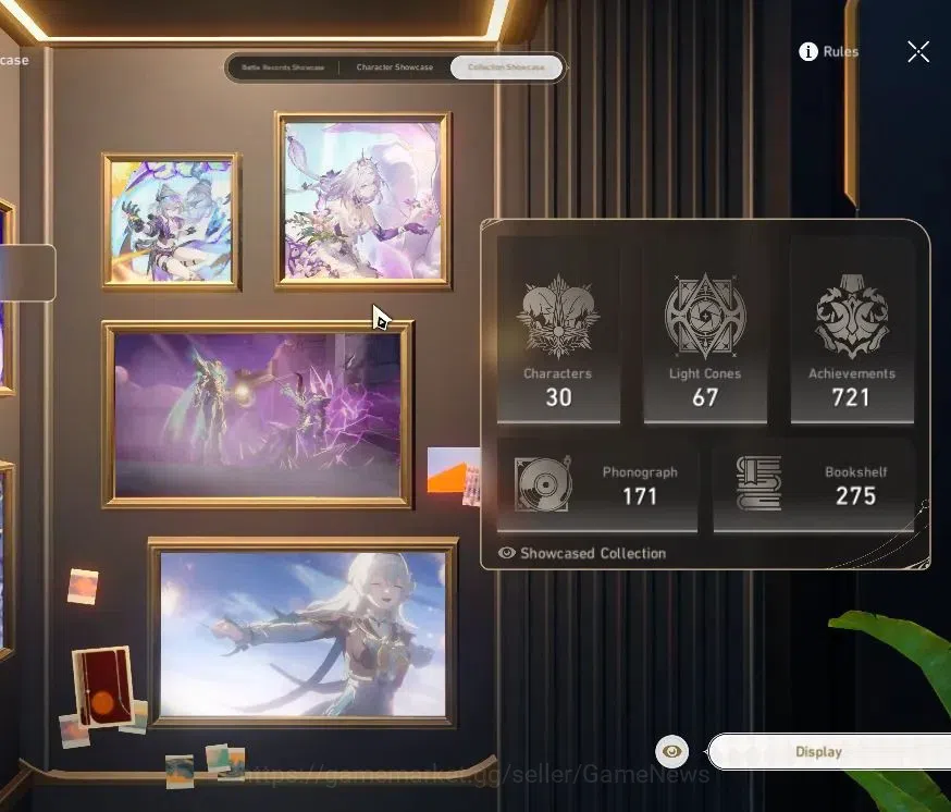 Honkai Star Rail Accounts Asia|TL 65|10 SRP|7 Limited|[SW LV.999 E2,Castoric image 3