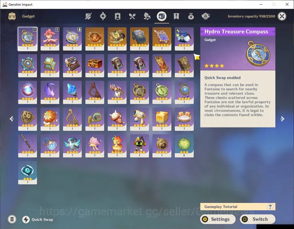 Genshin Impact Accounts Asia|AR 58|12 Limit+5(*5Wep)|[LyneyC2,NeuvilC1,Fur image 13