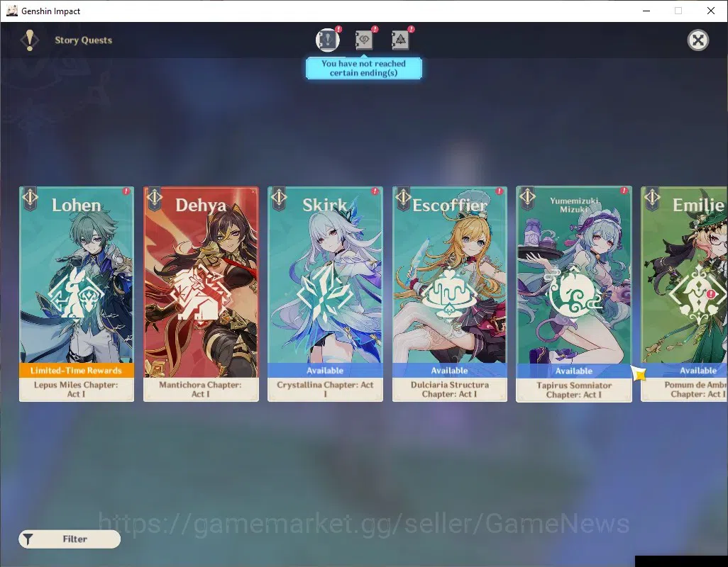 Genshin Impact Accounts Asia|AR 58|12 Limit+5(*5Wep)|[LyneyC2,NeuvilC1,Fur image 20