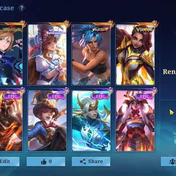 Mobile Legends: Bang Bang Accounts Collector Hero 133|Skin 277|High Immo 182|JJK Mesilla,Dawning Esme,Sanrio Floryn,Kof